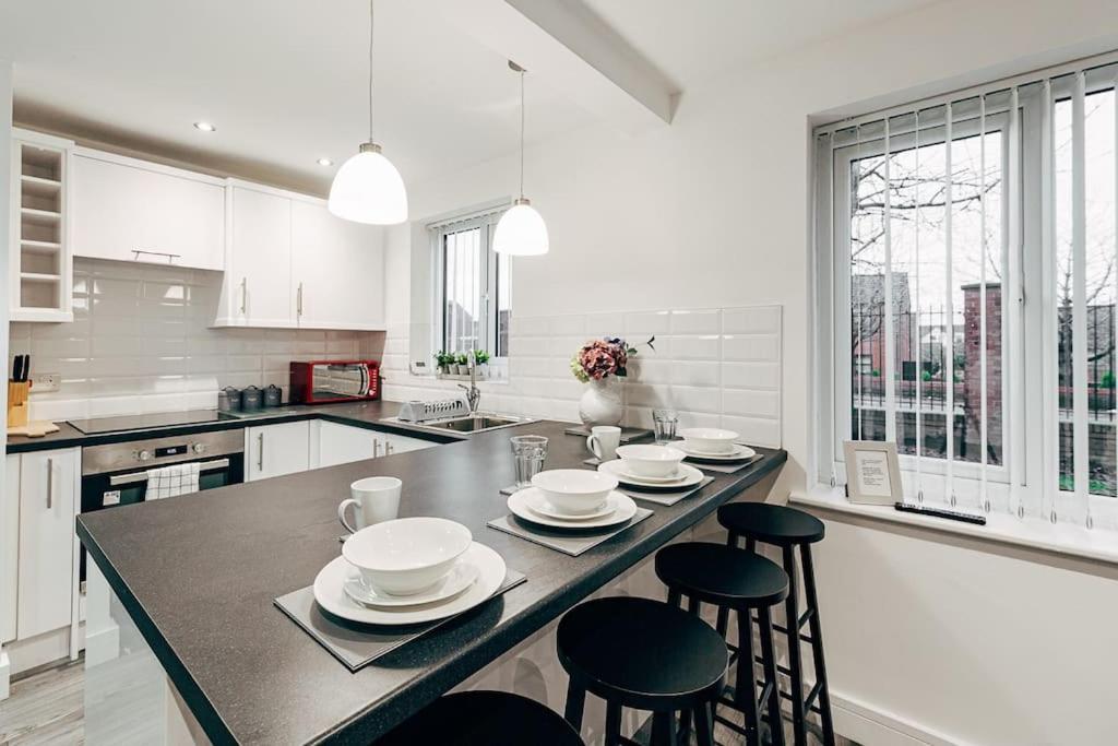 Park & Relax In 1Bd Central Liverpool Home 外观 照片